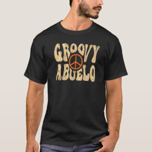 Mens Groovy Abuelo 70s Aesthetic Nostalgia 1970's  T-Shirt