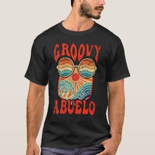 Mens Groovy Abuelo 70s Aesthetic Nostalgia 1970's  T-Shirt
