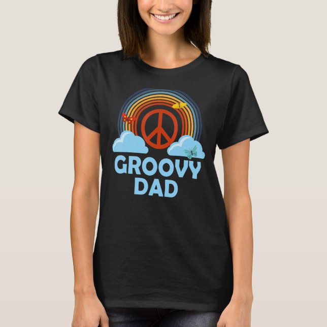 Mens Groovy Dad 1 T-Shirt (Front)