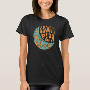 Mens Groovy Papa 70s Aesthetic Nostalgia 1970's Re T-Shirt