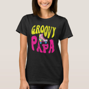 Mens Groovy Papa 70s Aesthetic Nostalgia 1970's Re T-Shirt