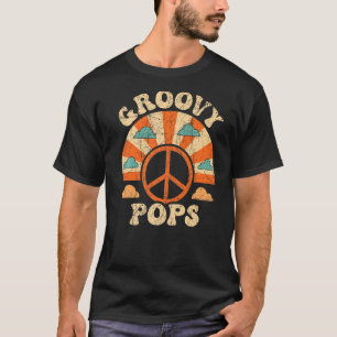 Mens Groovy Pops 70s Aesthetic Nostalgia 1970's Re T-Shirt