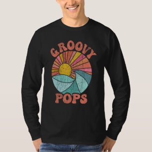 Mens Groovy Pops 70s Aesthetic Nostalgia 1970's Re T-Shirt