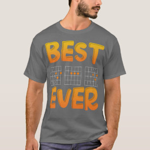 Mens Guitar Chord Best DAD ever Fathers Day 2022 P T-Shirt