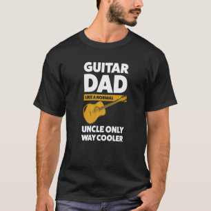 Mens guitar dad like a normal guitar string instru T-Shirt