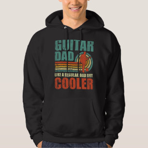 Mens Guitar Dad Like A Regular Dad But Cooler Fat Hoodie