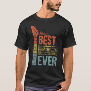 Mens Guitar Father Best Dad Ever Guitarist  Father T-Shirt