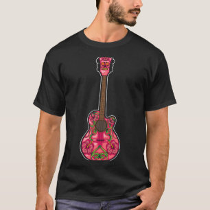 Mens Guitar Sugar Skull Decoration _ Guitarists T-Shirt