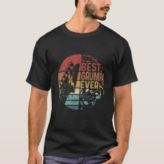 Mens Guitarist Guitar Lover Best Grumpa Ever Famil T-Shirt