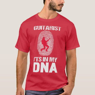 Mens Guitarist Is My DNA Funny Guitar Coach874 T-Shirt