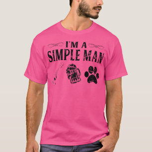 Mens Guitarist Music Lover Dog Owner Acoustic Guit T-Shirt
