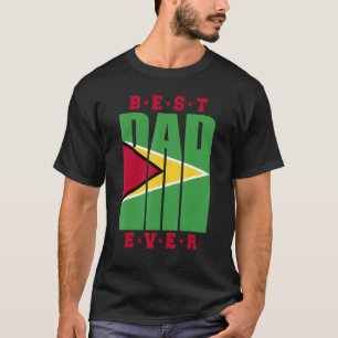 Mens Guyanese Daddy Fathers Day Guyana Dad T-Shirt