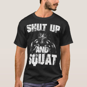 Mens Gym Fitness And Bodybuilding Funny Shut Up An T-Shirt