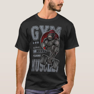 Mens gym wear Gorilla fitness gift  T-Shirt