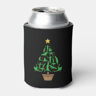 Men's Gymnastics Christmas Tree Can Cooler