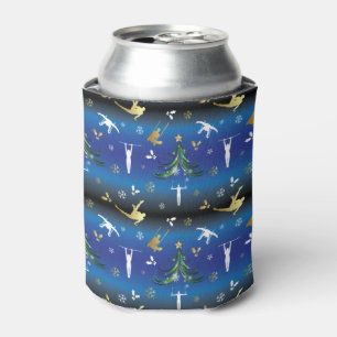 Men's Gymnastics Christmas Tree Snowflake Can Cooler