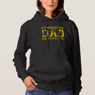 Mens Gymnastics Dad She Flips I Pay Gymnast Dad 4 Hoodie