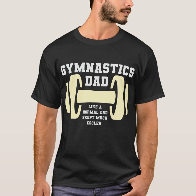 Mens Gymnastics Dad  T-Shirt (Front)