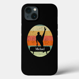 Mens Gymnastics Male Gymnast at Sunset Custom iPhone 13 Case