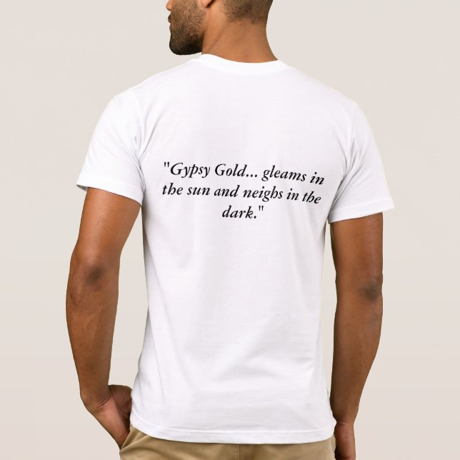 Men's Gypsy Gold T-shirt (Back)