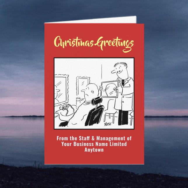 Mens Hairdresser or Barbershop Christmas Card (Creator Uploaded)