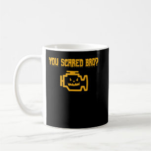 Mens Halloween Car Mechanic, Funny Joke Check Engi Coffee Mug