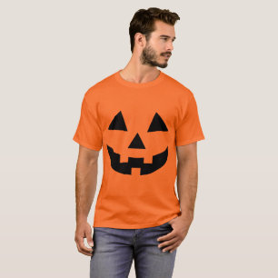 Mens Halloween Pumpkin T-Shirt Fancy Dress