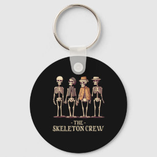 Men's Halloween Skeleton Crew Key Ring