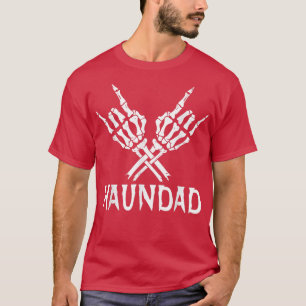 Mens Halloween Weird Skeleton Funny Heavy Papa Dev T-Shirt