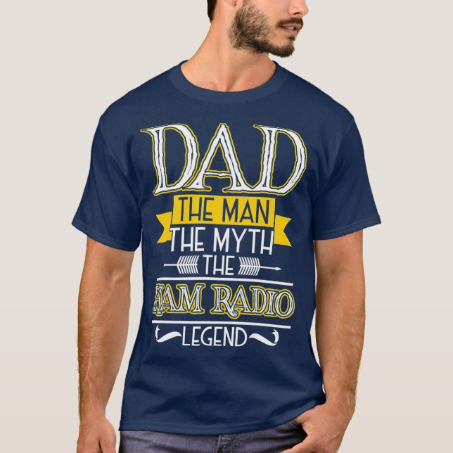 Mens Ham Radio Dad s Gifts for Dads - Fathers T-Shirt (Front)