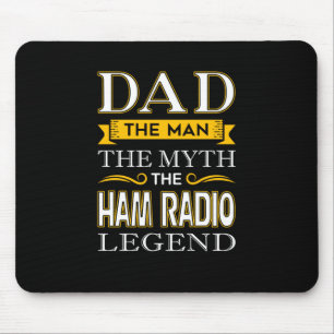 Mens Ham Radio Dad Shirts Gifts for Dads - Fathers Mouse Mat