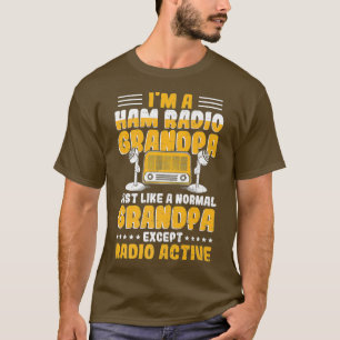 Mens Ham Radio Im A Ham Radio Grandpa - Grandpa T-Shirt