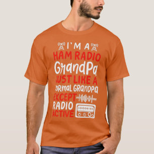 Mens Ham Radio Operator Hobbyist Receiver T-Shirt