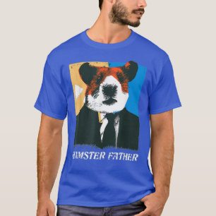 Mens Hamster Father Hamster In Suit Rodent Lover T-Shirt