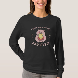 Mens Hamster Saying Best Hamster Dad Biscuit Papa T-Shirt
