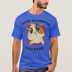 Mens Hamster Saying Best Hamster Dad Ever Father D T-Shirt
