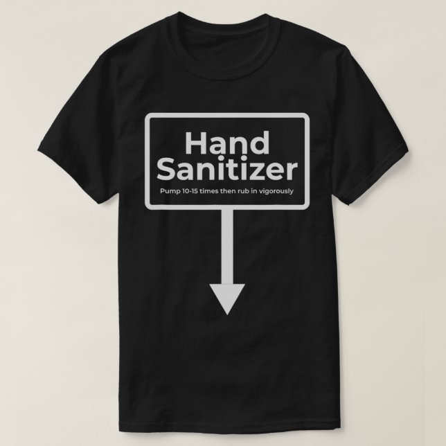 Mens Hand Sanitizer  Funny Adult Humour Christmas  T-Shirt (Design Front)