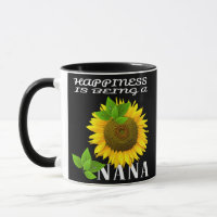 Mens Happiness Is Being A Nana Sunflower Lover