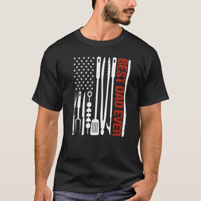 Mens Happy 4th Of July Patriotic American Flag Usa T-Shirt (Front)