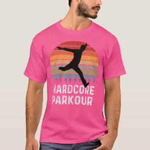 Mens Hardcore Parkour Retro T-Shirt