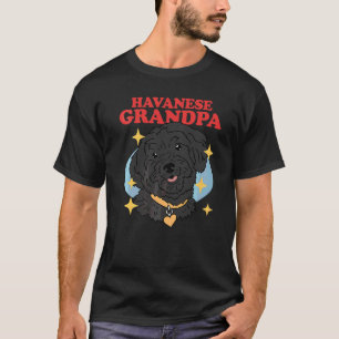 Mens Havanese Grandpa Dog Owner Havanese T-Shirt
