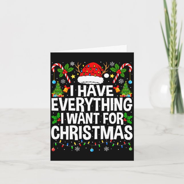 Mens have everything need couples pyjamas card (Front)
