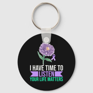 Mens Have Time To Listen Life Matters Performance Key Ring