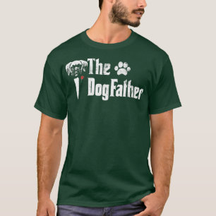 Mens he Dogfather Boxer Dog Dad  Fathers Day Gift  T-Shirt