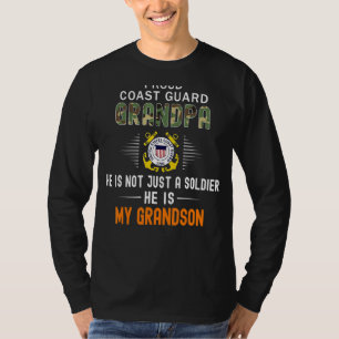 Mens He Is A Soldier & Is My Grandson Proud Coast T-Shirt