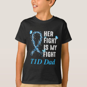 Mens Her Fight Is My Fight T1d Dad Type 1 Diabetes T-Shirt