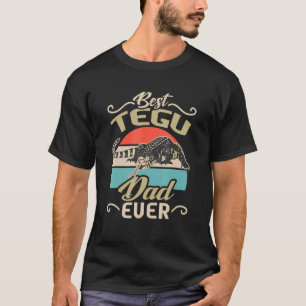 Mens Herpetologist Tegu Lizard Reptile Retro Best T-Shirt