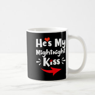 Mens Hes My Midnight Kiss Happy New Year Matching Coffee Mug