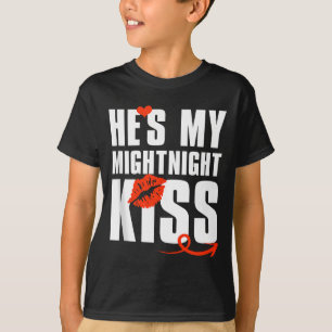 Mens Hes My Midnight Kiss Happy New Year Matching T-Shirt