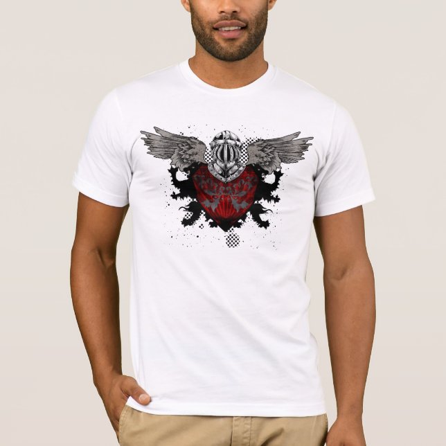 Mens High Rule White T-Shirt (Front)